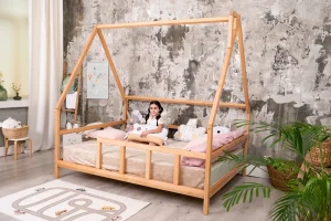 Safe Montessori Beds for Kids: Eco Wooden Models by BusyWood USA