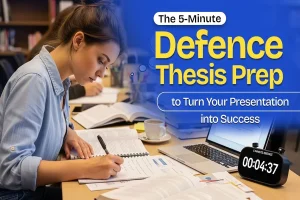 The 5-Minute Defence Thesis Prep to Turn Your Presentation into Success