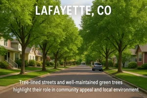 How Healthy Trees Shape Lafayette, CO Neighborhoods