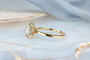 Are Yellow Gold Hidden Halo Engagement Rings Right for You?